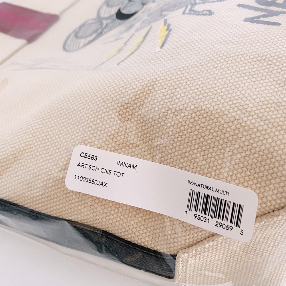 Coach Art School Canvas Tote - Picture 9 of 10